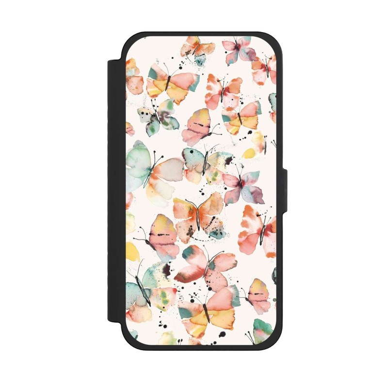 iPhone 15 Pro Max NIVOflip Butterflies Watercolor Pattern