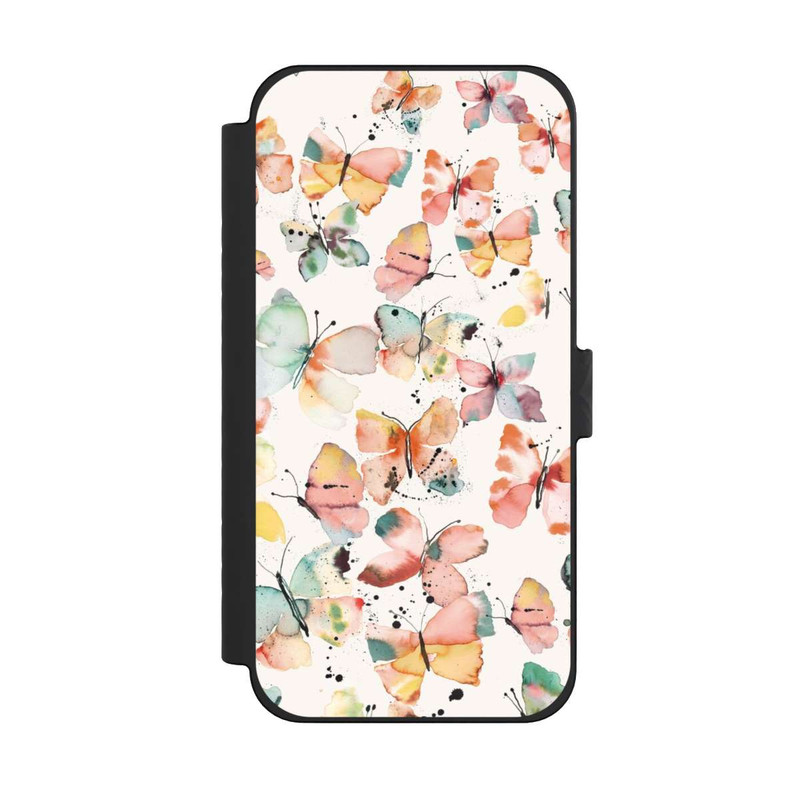 iPhone 15 Pro Max NIVOflip Butterflies Watercolor Pattern
