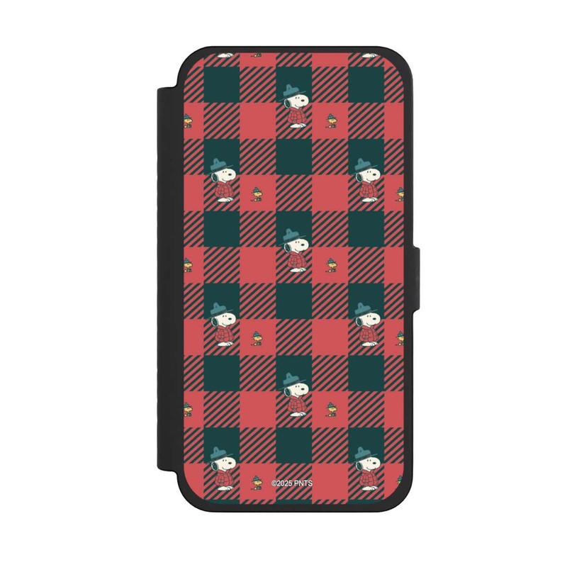 iPhone 15 Pro Max NIVOflip Peanuts Rot Schottenmuster