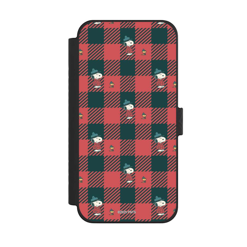 iPhone 15 Pro Max NIVOflip Peanuts Rot Schottenmuster