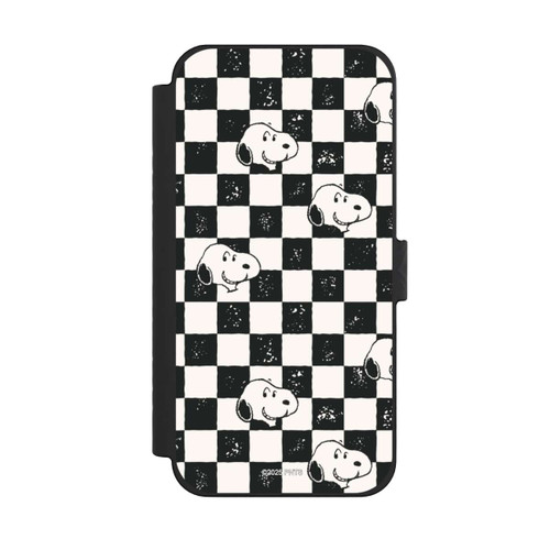 Apple iPhone 15 Pro Max NIVOflip Snoopy Heads Checked Pattern