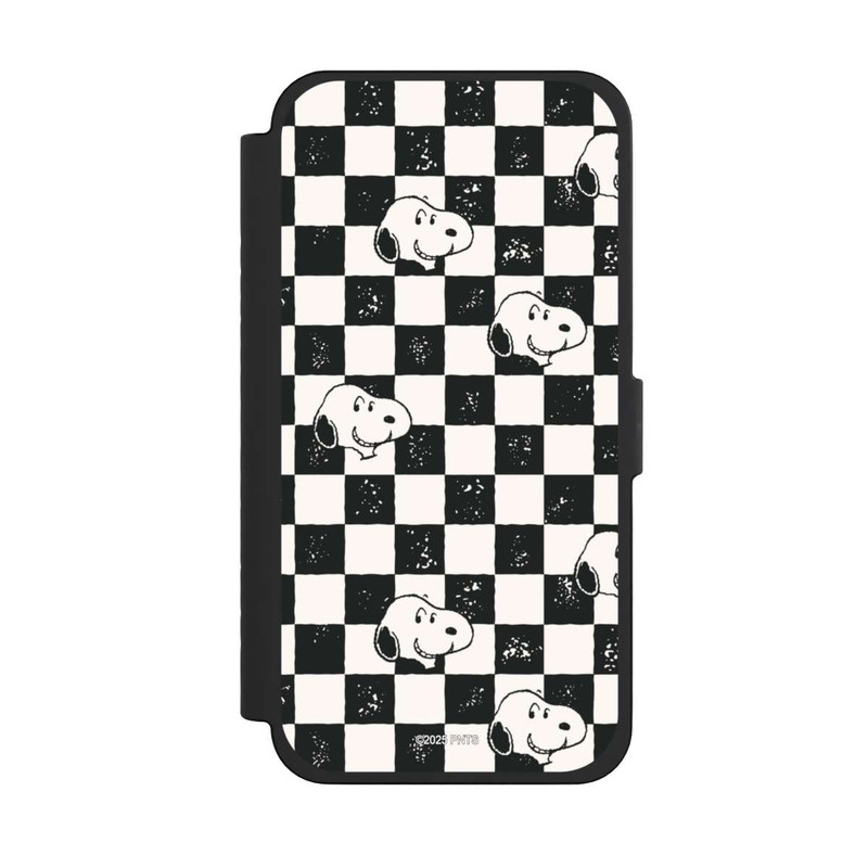 iPhone 15 Pro Max NIVOflip Snoopy Heads Checked Pattern
