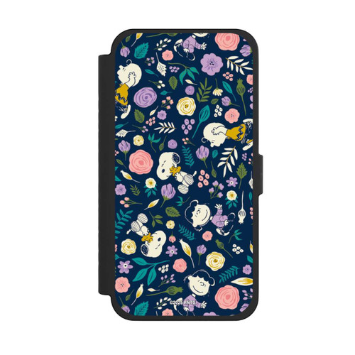 Apple iPhone 15 Pro Max NIVOflip Peanuts Dark Flower Pattern
