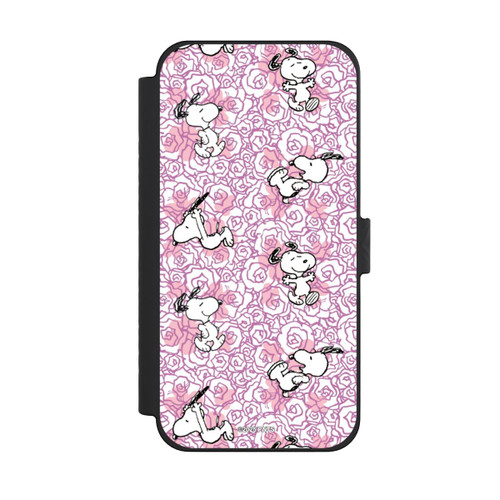 Apple iPhone 15 Pro Max NIVOflip Peanuts Pink Roses Pattern