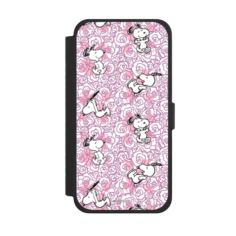 iPhone 15 Pro Max NIVOflip Peanuts Pink Roses Pattern