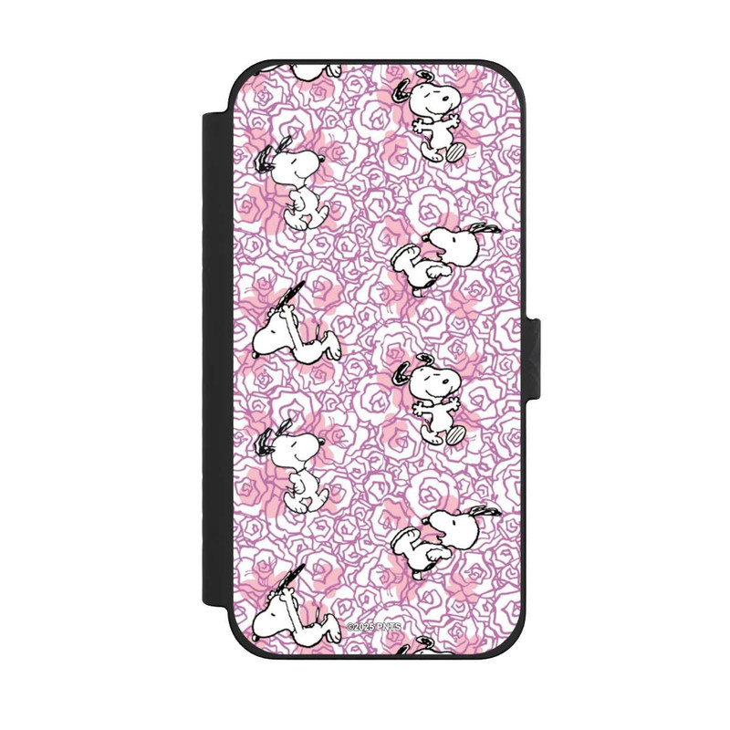 iPhone 15 Pro Max NIVOflip Peanuts Pink Roses Pattern
