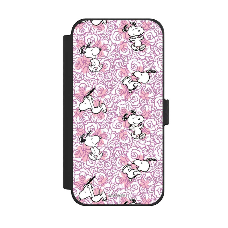 iPhone 15 Pro Max NIVOflip Peanuts Pink Roses Pattern