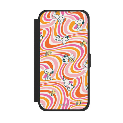 Apple iPhone 15 Pro Max NIVOflip Peanuts Hippie Pattern Orange