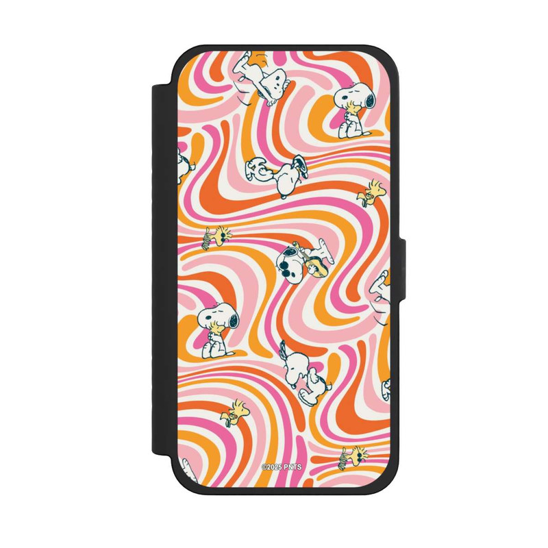 iPhone 15 Pro Max NIVOflip Peanuts Hippie Pattern Orange