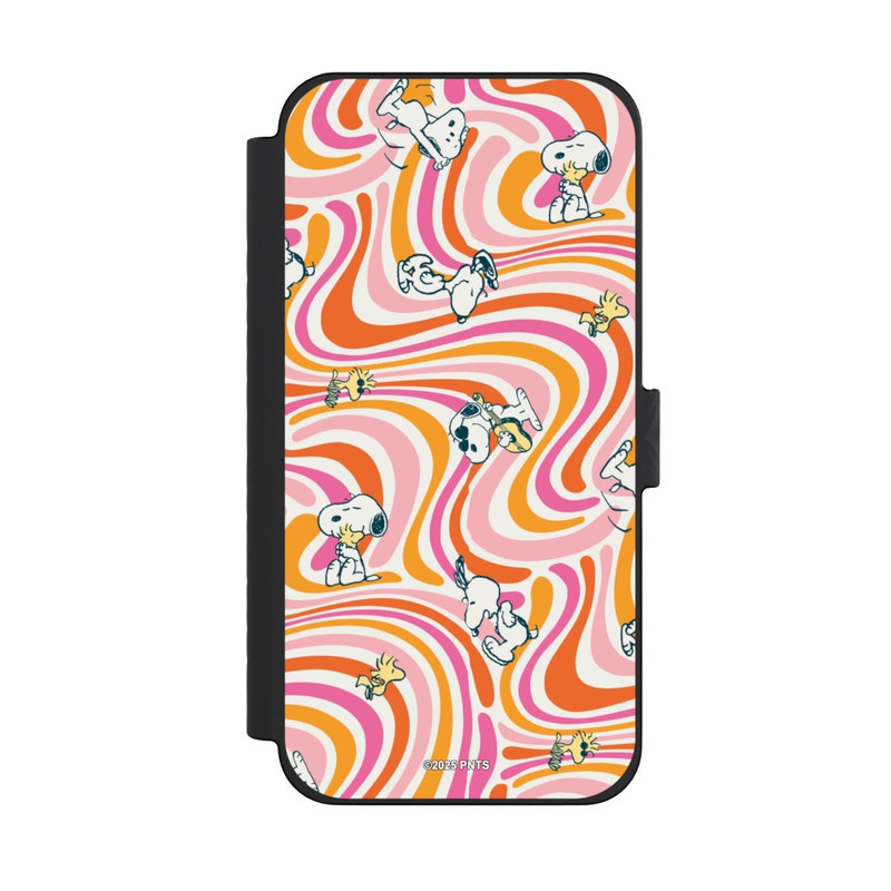 iPhone 15 Pro Max NIVOflip Peanuts Hippie Pattern Orange