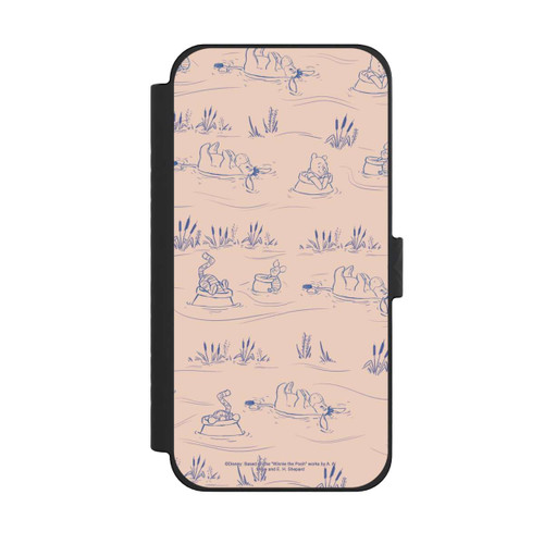 Apple iPhone 15 Pro Max NIVOflip Winnie Puuh Keramik Muster Brücke Pink