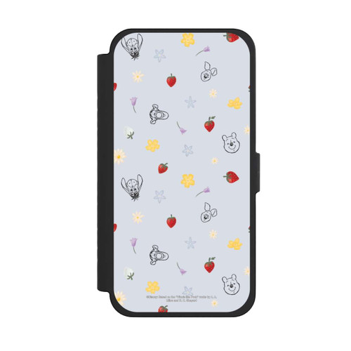 Apple iPhone 15 Pro Max NIVOflip Winnie the Pooh and Friends Strawberry Pattern Blue