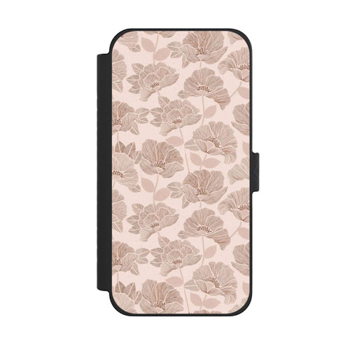 Apple iPhone 15 Pro Max NIVOflip Brown Floral Block