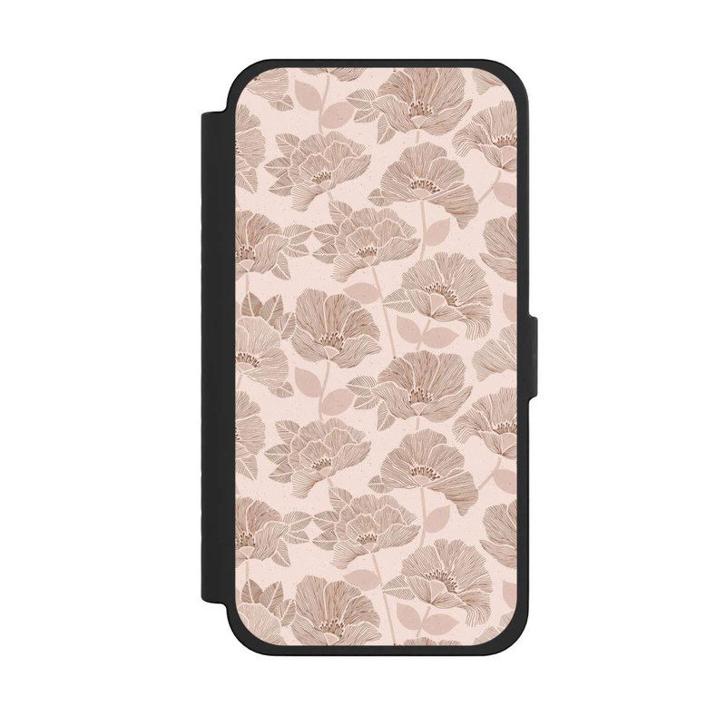 iPhone 15 Pro Max NIVOflip Brown Floral Block