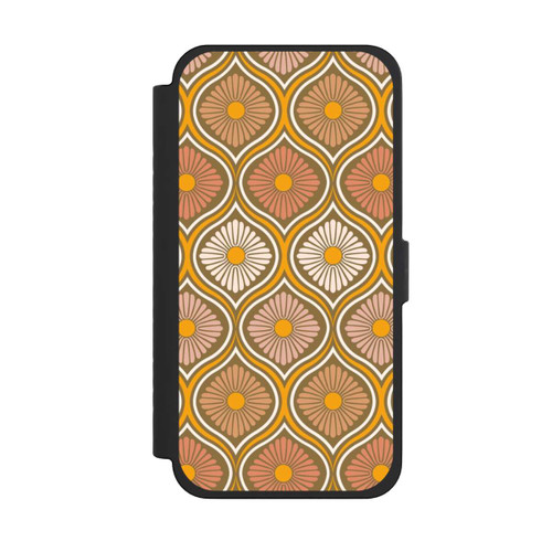 Apple iPhone 15 Pro Max NIVOflip Groovy 70s Retro Mid-Century Daisy Flowers