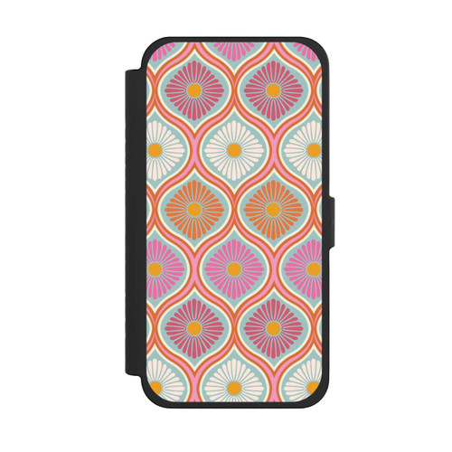 Apple iPhone 15 Pro Max NIVOflip Groovy 70s Retro Mod Flower Power