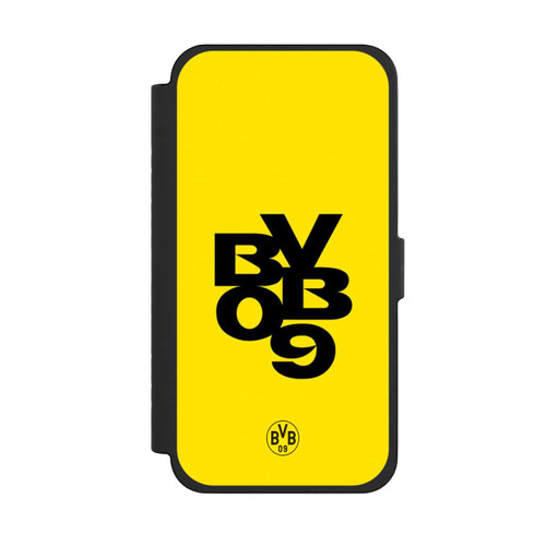 Apple iPhone 15 Pro Max NIVOflip BVB09 Schwarz Gelb