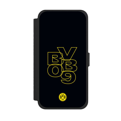 Apple iPhone 15 Pro Max NIVOflip BVB09 Yellow Black