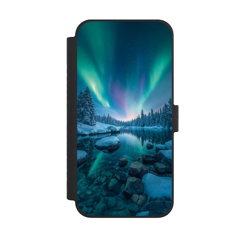 iPhone 15 Pro Max NIVOflip Aurores boréales Briller avec IA