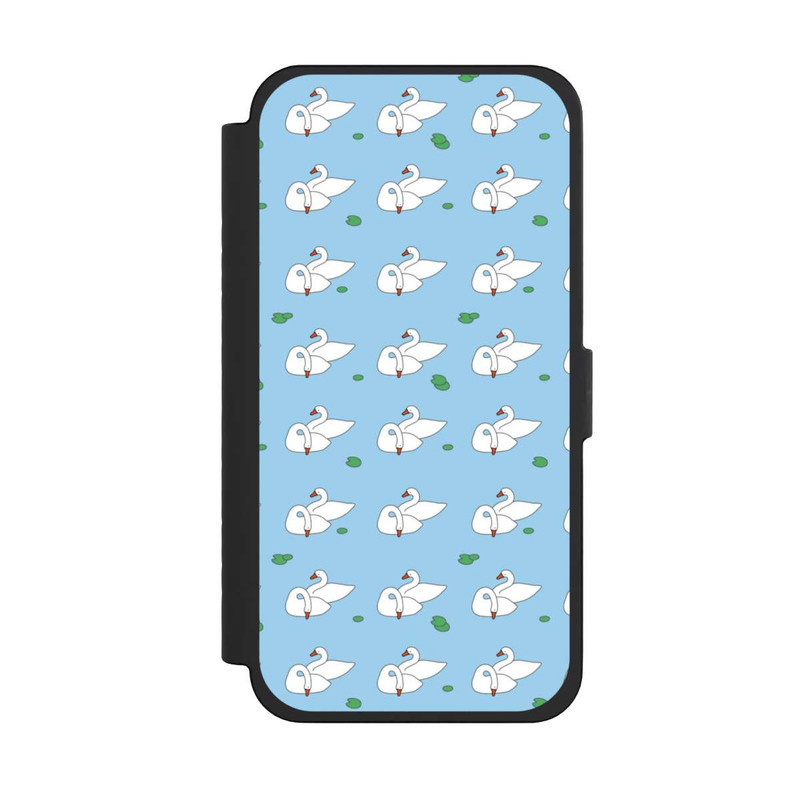 iPhone 15 Pro Max NIVOflip Ducks Pattern Blue Pond