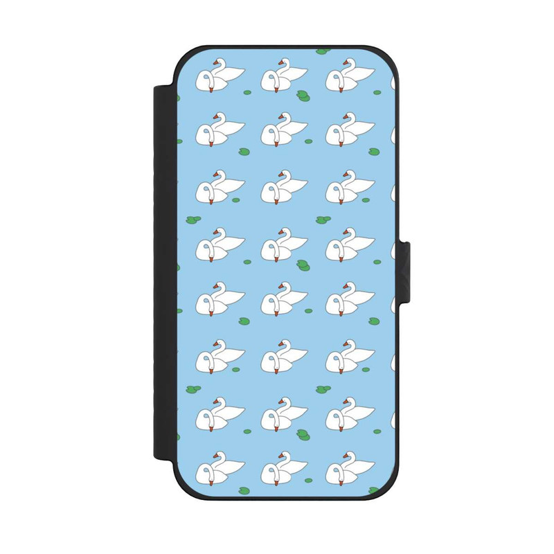 iPhone 15 Pro Max NIVOflip Ducks Pattern Blue Pond