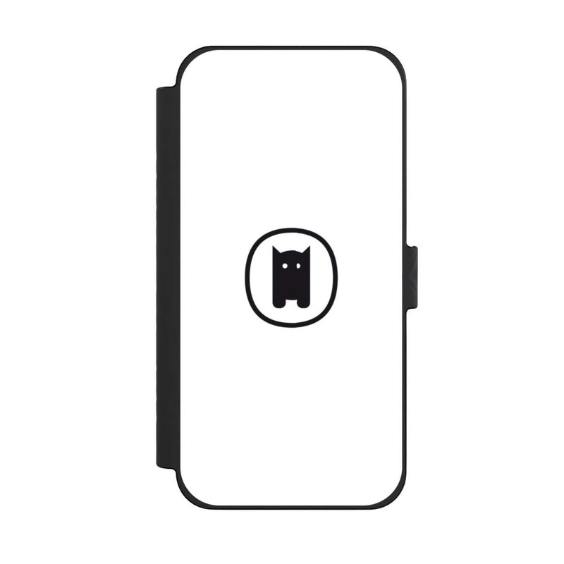 iPhone 15 Pro Max NIVOflip Nivocase Logo Weiss