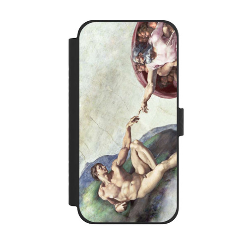 Apple iPhone 15 Pro Max NIVOflip Michelangelo Buonarroti Erschaffung von Adam