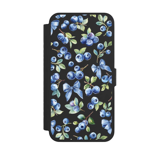 Apple iPhone 15 Pro Max NIVOflip Blaubeere Schleifen Transparent mit KI