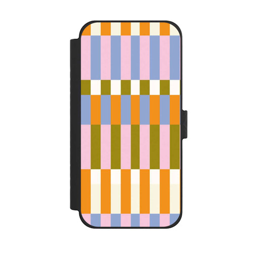 Apple iPhone 15 Pro Max NIVOflip Thème à Carreaux Colorés et Audacieux