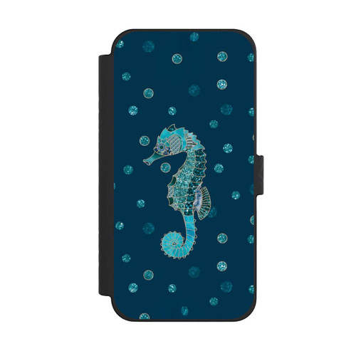Apple iPhone 15 Pro Max NIVOflip Glamour Sea Horse Art