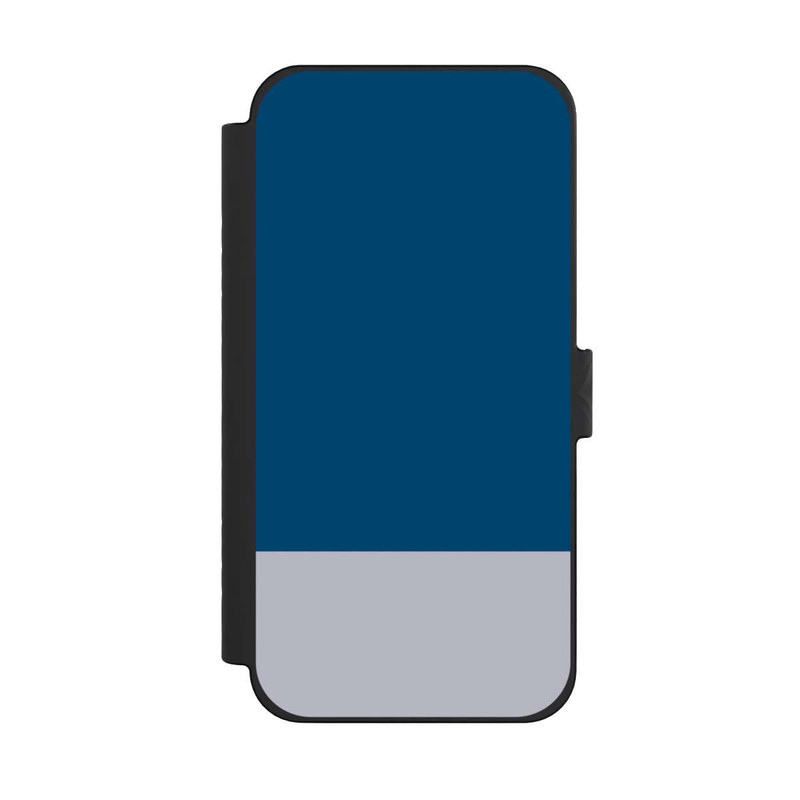 iPhone 15 Pro Max NIVOflip Dunkelblau Grau Farbkombi