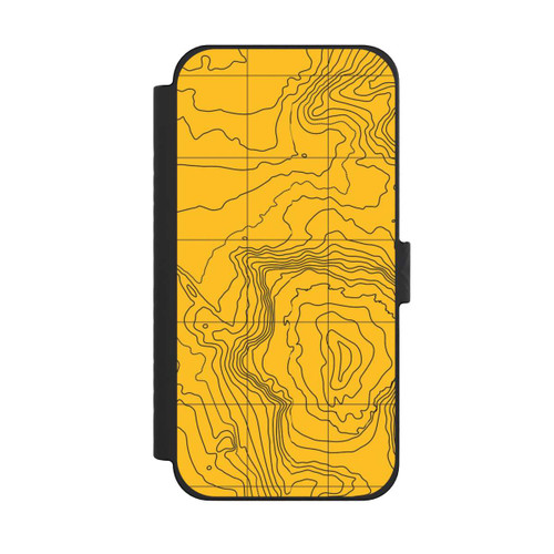 Apple iPhone 15 Pro Max NIVOflip Berg gelbe Linien