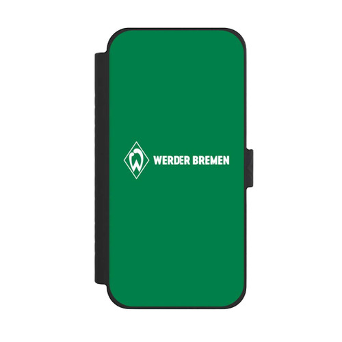 Apple iPhone 15 Pro Max NIVOflip Werder Bremen Schriftzug Raute Grün