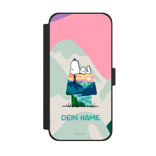 Apple iPhone 15 Pro Max NIVOflip Snoopy Outdoor Personalisierbar