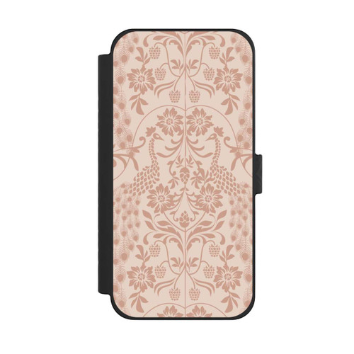 Apple iPhone 15 Pro Max NIVOflip Vintage Peacock Garden Arts and Crafts Floral