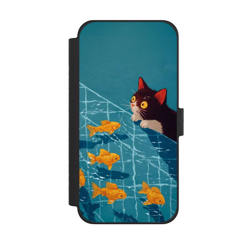 Apple iPhone 15 Pro Max NIVOflip Cat in a Pool with AI