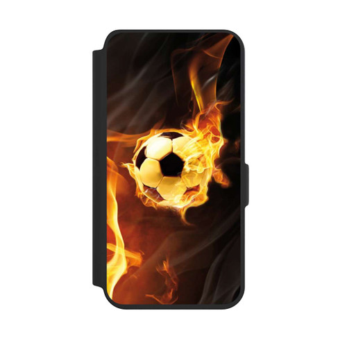 Samsung Galaxy S24 NIVOflip Fußball in Flammen
