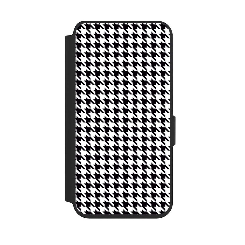 Galaxy S24 NIVOflip Hahnentritt Schwarz Weiß