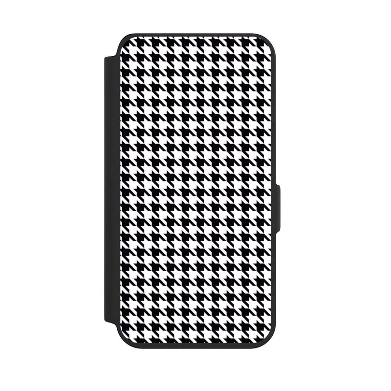 Galaxy S24 NIVOflip Pied de Poule Noir Blanc