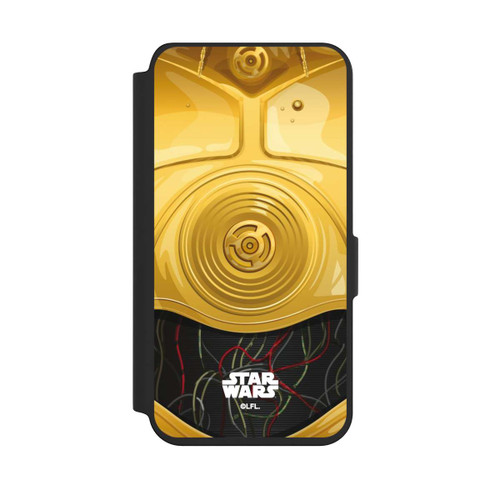 Samsung Galaxy S24 NIVOflip C3PO Closeup