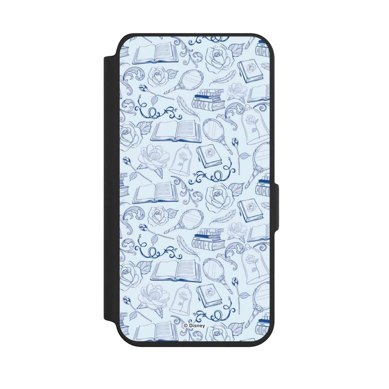 Galaxy S24 NIVOflip La Belle et la Bête Motif Bleu