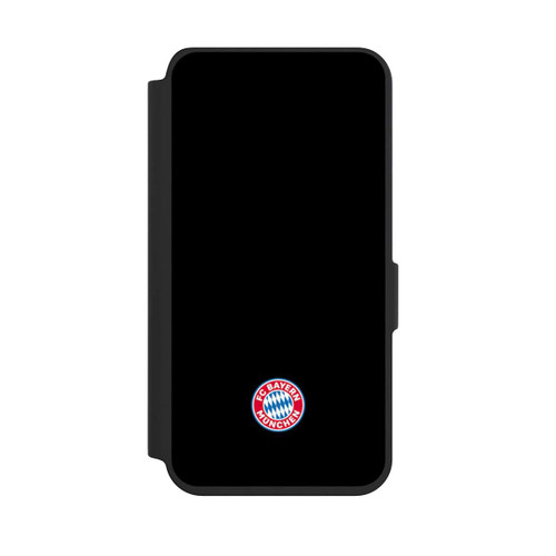 Samsung Galaxy S24 NIVOflip Klassisches FCB Logo Klein - Bunt auf Schwarz