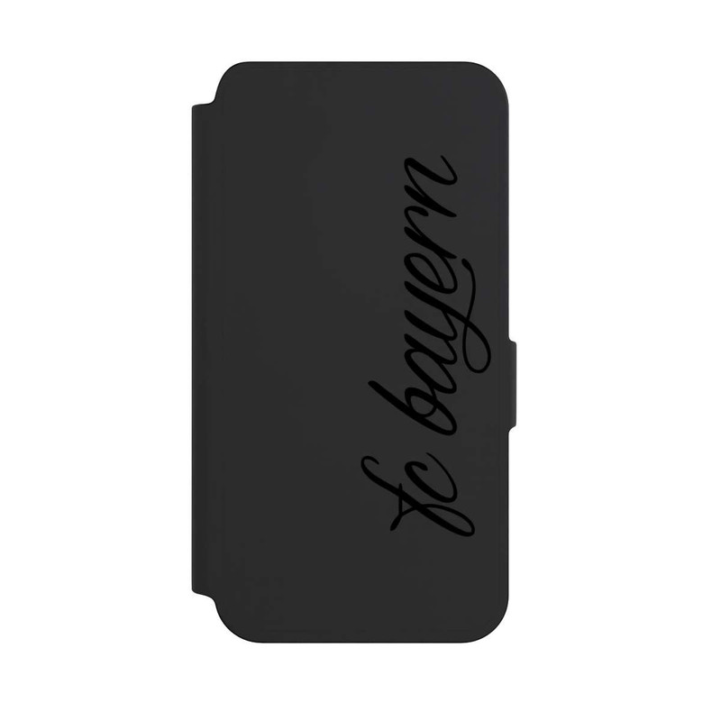 Galaxy S24 NIVOflip Schwarzes FCB Girlmotiv - ohne Hintergrund