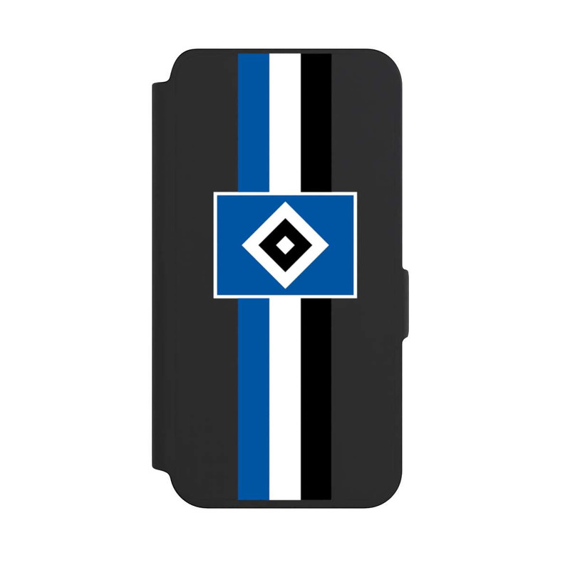 Galaxy S24 NIVOflip HSV Streifen - Blau-Weiß-Schwarz - ohne Hintergrund