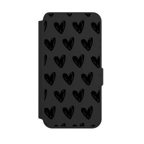 Samsung Galaxy S24 NIVOflip Herzen Schwarz ohne Hintergrund