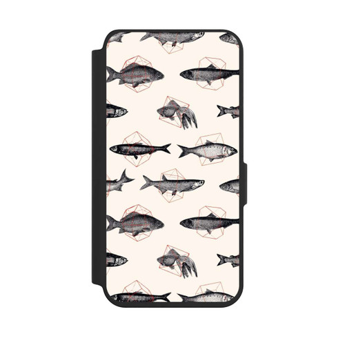 Samsung Galaxy S24 NIVOflip Fische in Geometrie