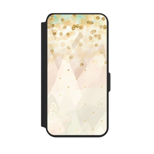 Samsung Galaxy S24 NIVOflip Gold Glitter Snow Look