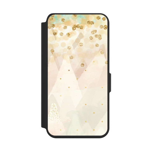 Samsung Galaxy S24 NIVOflip Gold Glitter Snow Look