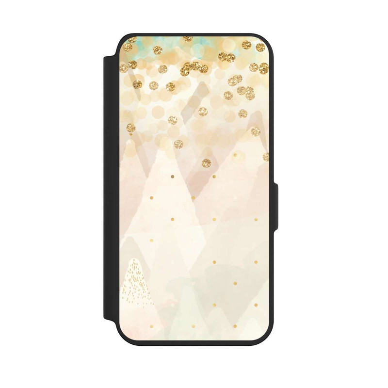 Galaxy S24 NIVOflip Goldglitzer Schneelook