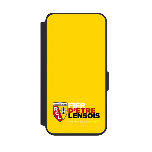 Samsung Galaxy S24 NIVOflip Fond Logo RCL Jaune